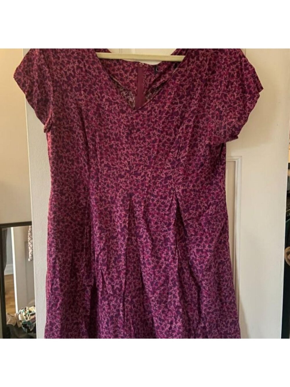 Flowy printed romper OS